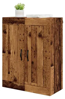 Produktbild von Hängeschrank für Badezimmer, Hängeschrank aus Holz, 69,5 x 34 x 90 cm, Holz