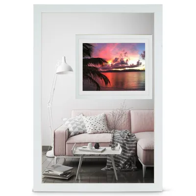 Produktbild von Rahmengalerie24 Bilderrahmen Foto Poster Rahmen Alice Holz MDF Birke 60x80 cm