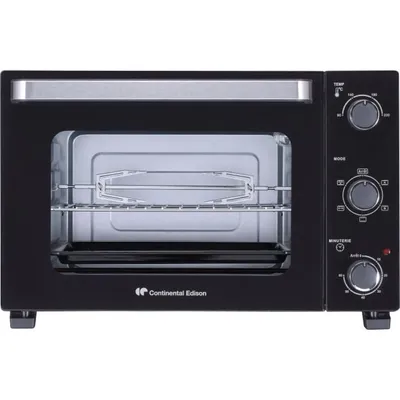 Immagine prodotto di CONTINENTAL EDISON CEMF35B4 - Mini forno elettrico 35L nero - 1500W - Girarrosto, convezione naturale