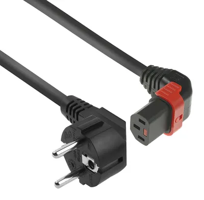 Zdjęcie produktu dla ACT AK5264 Kabel zasilający czarny 1 m Złącze CEE7/7 C13 (AK5264)