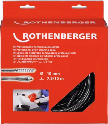 Produktbild von ROTHENBERGER Spirale, 10mm x 7,5m, mit Stahlseele  - 72424