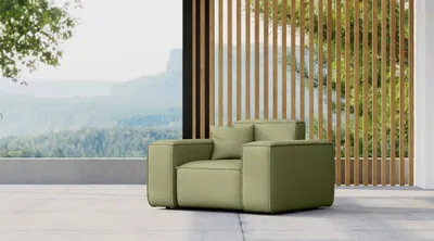 Produktbild von Gartensessel Sessel Loungsessel SUMMER wetterfester Stoff NXL Lima