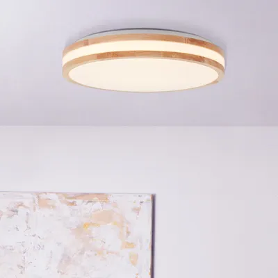 Produktbild von LED Wand- und Deckenlampe, Ø 38cm, 22 W, 2200 lm, 3000 K, Kauschukbaum