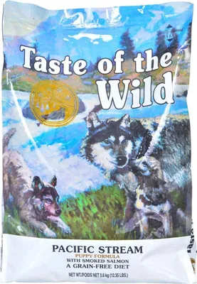 Zdjęcie produktu dla Taste of the Wild Pacific Stream, Szczenięta, Groszek, Łososiowy, Słodki ziemniak, 5,6 kg
