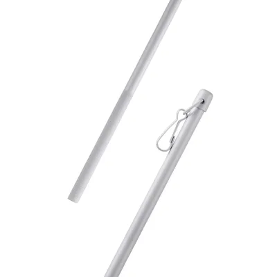 Produktbild von Schleuderstab aus Aluminium ( 100cm / Weiß ) , Gardinenstab für Paneelwagen, Schiebegardine, Flächenvorhang, Vorhänge oder Gardinen