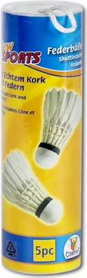 Produktbild von New Sports Badminton-Bälle mit Federn 5er Set, 1Stück
