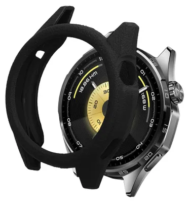 Produktbild von kwmobile Schutzhülle kompatibel mit Huawei Watch GT6 46mm Hülle - Fitness Tracker Case aus TPU - Soft Smartwatch Case Schwarz