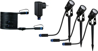 Image de Paulmann Plug & Shine Set de base lampe spot