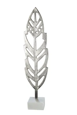 Produktbild von GILDE Dekofigur Feder auf Base H. 65 cm,41074