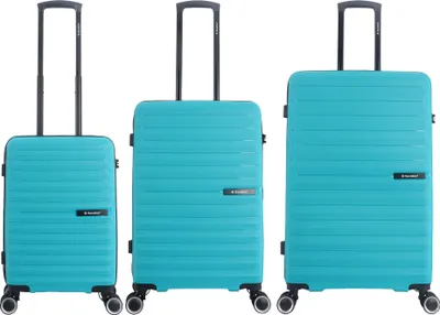 Produktbild von Saxoline Koffer-Set Fiesta aus robustem Polypropylen turquoise One Size