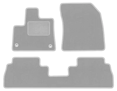 Immagine prodotto di Tappetini in moquette per Toyota ProAce City 2018- (multispazio) – set 4 pezzi, grigi, su misura – Wielganizator OSLO