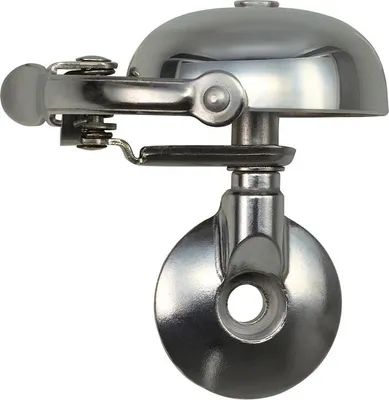Produktbild von Crane Bell Co. Suzu Mini Klingel Glocke Retro silber poliert Ahead Cap Mount