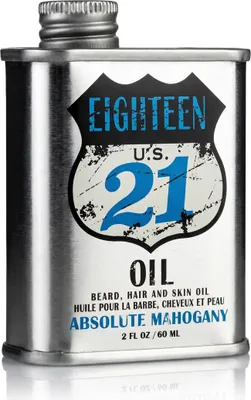 Image de 18,21 Huile pour barbe, cheveux et peau 60 ml
