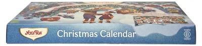 Produktbild von Yogi Bio Tee Adventskalender, zum Aufstellen, 24 Teebeutel, 23 Sorten