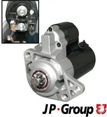 Produktbild von JP GROUP 1190300500 Starter Anlasser 1,8kW für VW Golf IV Schrägheck (1J1) 12V