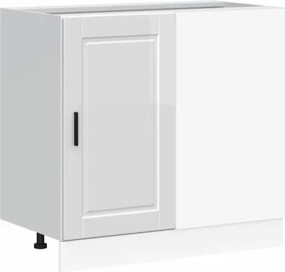 Produktbild von vidaXL Küchenunterschrank „Porto“ Hochglanz-Weiß Holzwerkstoff