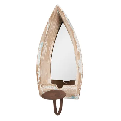 Zdjęcie produktu dla Clayre & Eef 62S268 Lustro 15x17x36 cm beżowe