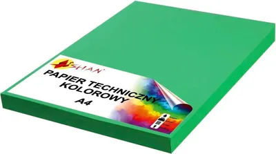 Obrázek produktu pro Technický papír A4 220g zelený intenzivní v2 50 listů