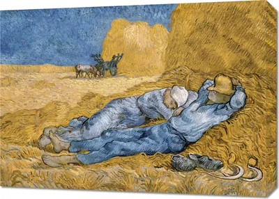 Zdjęcie produktu dla Obraz 70x50cm Siesta, Van Gogh Vintage do Salonu