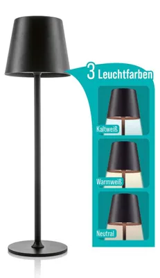 Image de Lampe de table LED EASYmaxx Touch 2W noire
