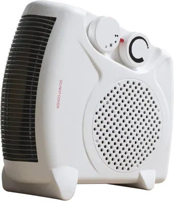 Image de Radiateur électrique portable avec ventilateur 2000 W, blanc