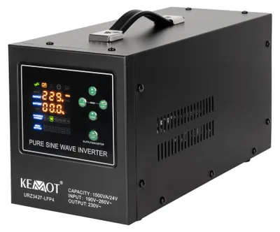 Produktbild von Notstromversorgung KEMOT PROsinus-1500/24-LFP4 24V 230V 1500VA/1050W