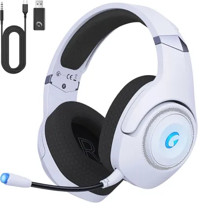 Produktbild von Kabelloses Gaming-Headset mit 3-in-1 Verbindung, Noise-Cancelling Mikrofon, Bluetooth 5.2 & 40H Akkulaufzeit für PS5, PS4, PC & Xbox