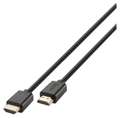 Produktbild von ViVanco™Ultra High Speed HDMI Kabel, 2m, 2 m, HDMI Typ A (Standard), HDMI Typ A (Standard), 48 Gbit/s, Audio Return Channel (ARC), Schwarz