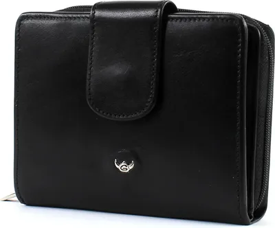 Image de Golden Head porte-monnaie Colorado RFID Protect Zipper Purse Black noir