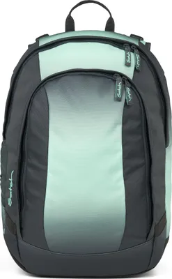 A satch Air Schulrucksack Einzeln Gradient Mint backpack is shown from the front.