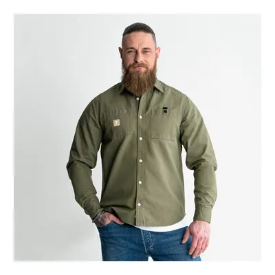 Produktbild von STIER Heavy Work Shirt Canvas bci Baumwolle M Olive