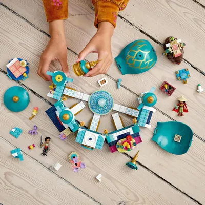 Produktbild von LEGO 43181 Disney Princess Raya und der Herzpalast, Schloss aus dem Film Raya und der letzte Drache, Spielzeug mit Mini-Puppen von Raya und Namaari