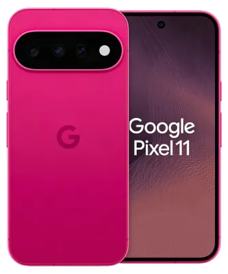 Image de Google Pixel 11, résolution 1080 x 2424 pixels, 12 Go de RAM, 256 Go de stockage, appareil photo 48 mégapixels, système d'exploitation Android 17, couleur : rose