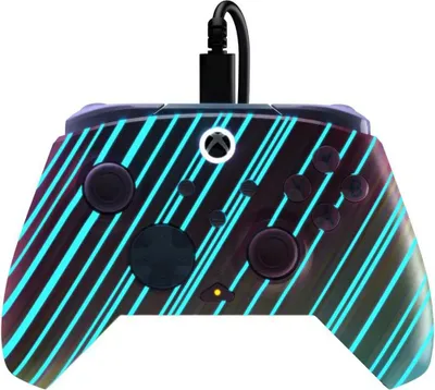 Produktbild von Turtle Beach Rematch Advanced Baumwolle Candy Wired Gaming Controller für Xbox und PC – Leuchteffekt, zuweisbare Tasten, 2.5m Kabel, Offiziell Lizenziert von Xbox, Gamepad, PC, Xbox One, Xbox One S, Xbox One X, Xbox Series S, Xbox Series X, Analog, Kabelgebunden, USB, USB Typ-C
