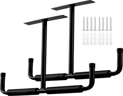 Obrázek produktu pro Hák pro zavěšení pod strop, robustní ocelová konstrukce, 2 kusy, vhodné pro garáž a dílnu