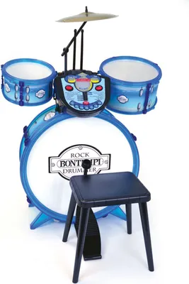Produktbild von Bontempi Drum Set 4 Pcs With Electronic Tutor 385Mm