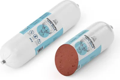 Produktbild von Ayka Hundewurst Hirsch 1 Stück 400g