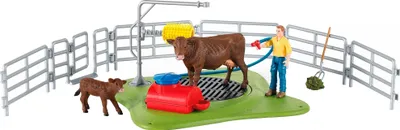 Obrázek produktu pro Schleich Farm World mycí stanice pro krávy, hrací figurka