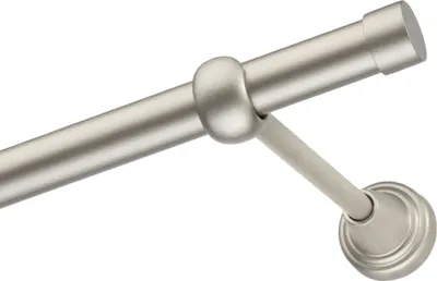 Produktbild von Voppi Gardinenstange Moderi 1-läufig 300 cm 19 mm satin, moderne Vorhangstange, einfache Wandmontage