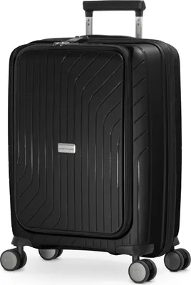 Produktbild von HAUPTSTADTKOFFER TXL - Handgepäck Trolley Laptop-Fach leichtes Bordgepäck 55cm Businesstrolley Carry-On TSA 4 Rollen 40L,Schwarz