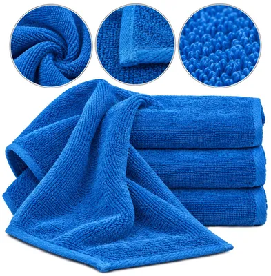 Produktbild von Handtuch - Badetuch - Blau - 70x140cm - Frotteehandtuch - Saugnahmefähig
