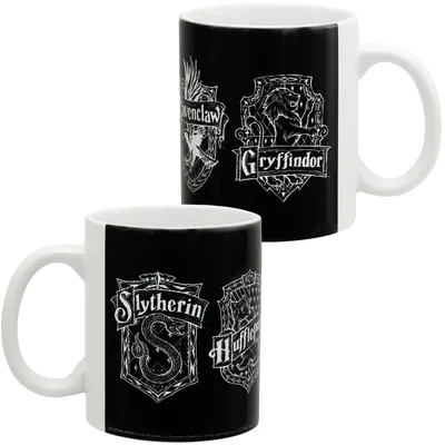 Produktbild von Harry Potter Tasse - 4 Häuser Kaffeetasse Becher Kaffeebecher aus Keramik 320 ml