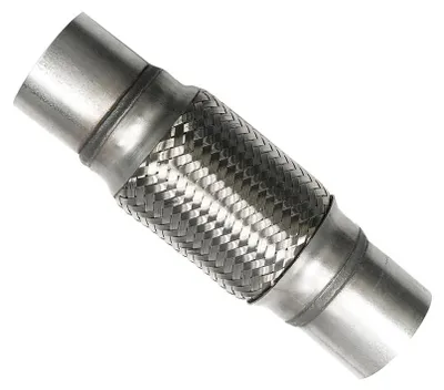Image de Tuyau d'échappement flexible en acier inoxydable, 57 mm x 254 mm, universel
