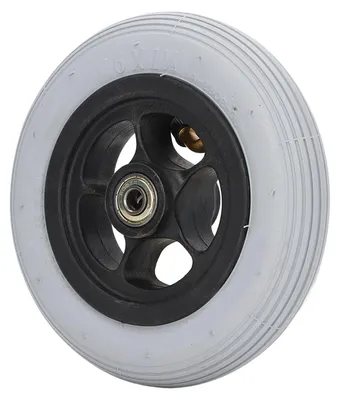 Produktbild von 6in elektrisches Rollstuhlrad Räuschloser Aluminiumlegierung Hub Gummi -Gummi -aufblasbarer Austausch