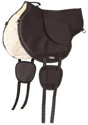 Produktbild von Harry´s Horse Faux Fur Bareback Pad Sattel Braun Braun One Size