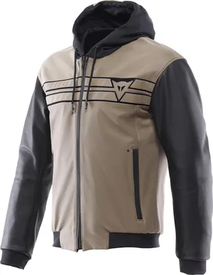 Image de Veste de moto en cuir Dainese Vintedge, sable/noir, taille 56