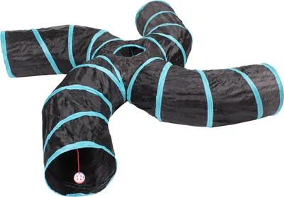 Produktbild von S Vier-Wege-Agility-Tunnel schwarz-blau