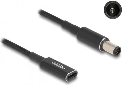 Immagine prodotto di Alimentatore Delock - da connettore USB-C (femmina) a 24 pin a connettore CC 7,4 x 5,0 mm (maschio)