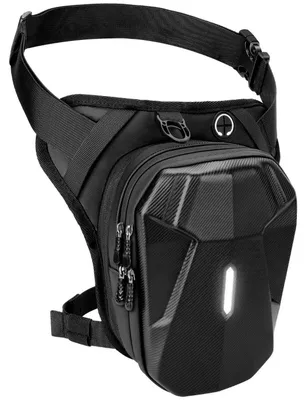 Immagine prodotto di Borsa da moto da agganciare alla coscia, unisex, borsa multifunzionale, impermeabile, dimensioni 21x15x10 cm, espandibile