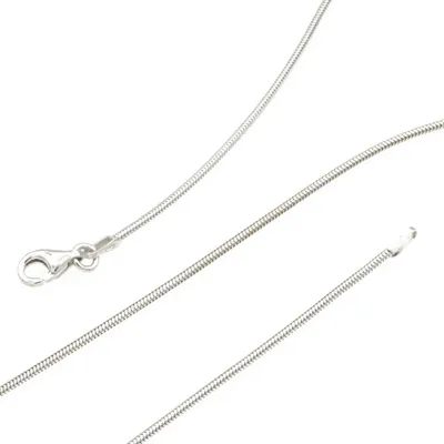 Produktbild von Schlangenkette Silber 925: Kette 1,2 mm 45 cm